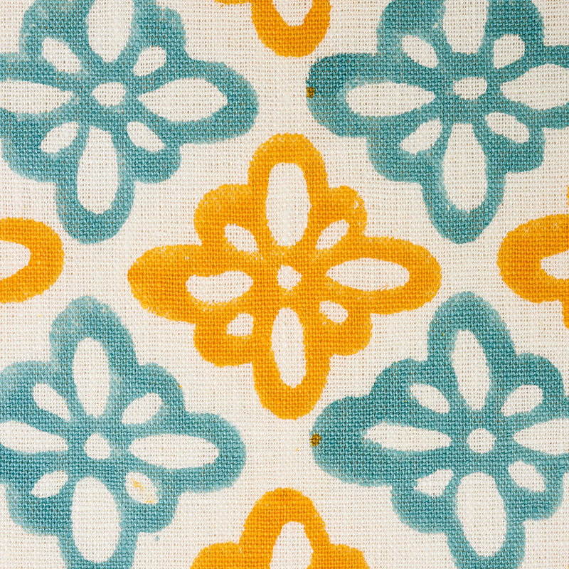 Schumacher Pattee Turmeric Fabric 179303