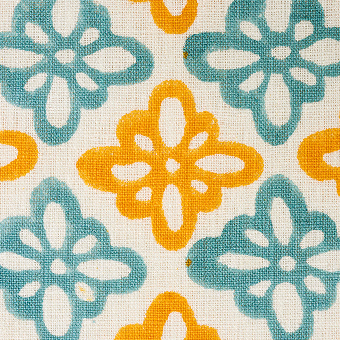 Schumacher Pattee Turmeric Fabric Sample 179303