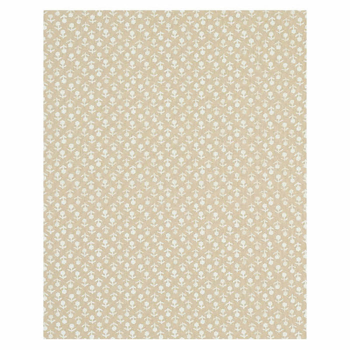 Schumacher Beatriz Handprint Natural Fabric 179352