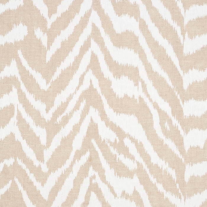 Schumacher Quincy Hand Print Natural Fabric 179411