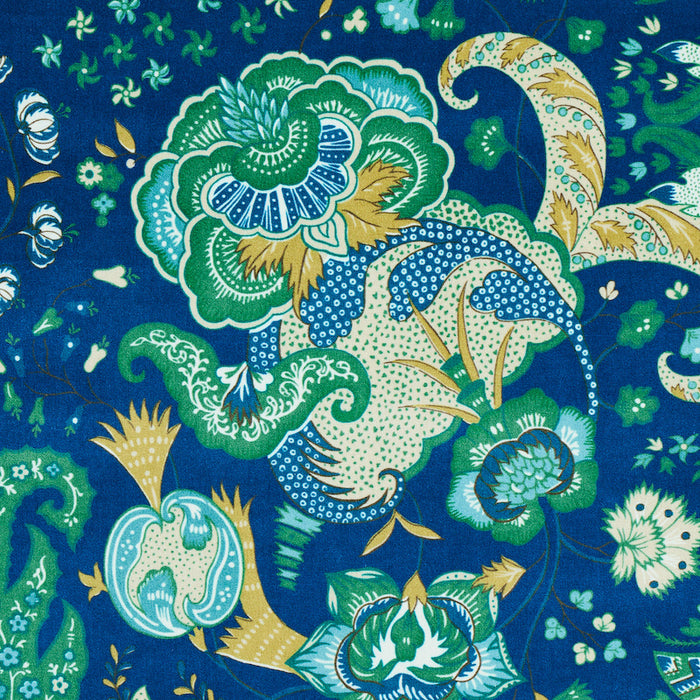 Schumacher Majorelle Velvet Blue Fabric 179420