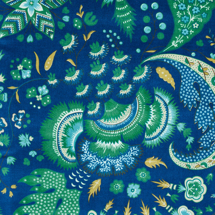 Schumacher Majorelle Velvet Blue Fabric Sample 179420