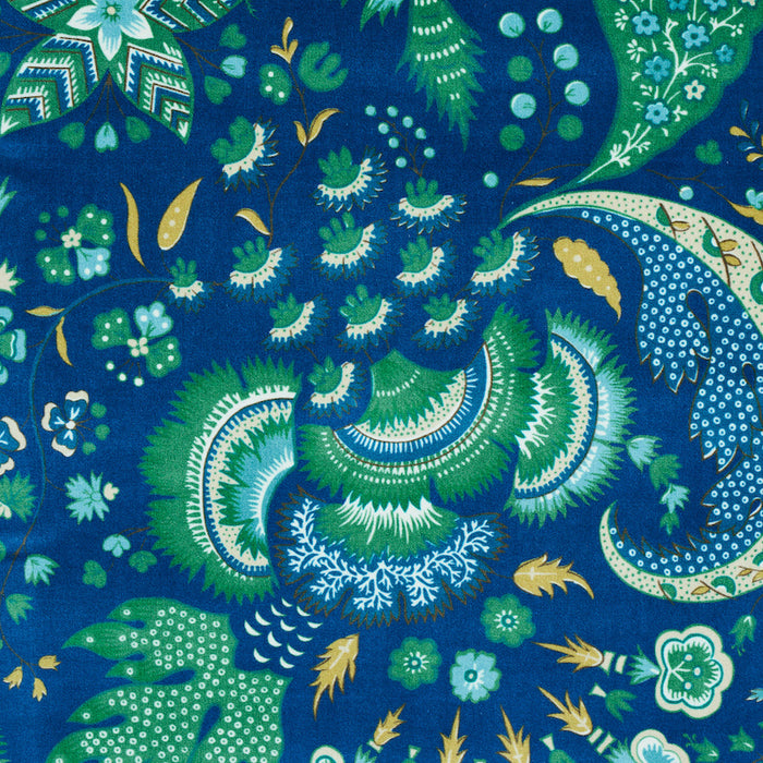 Schumacher Majorelle Velvet Blue Fabric 179420