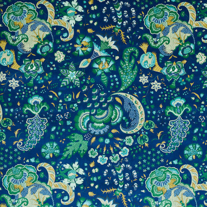 Schumacher Majorelle Velvet Blue Fabric Sample 179420