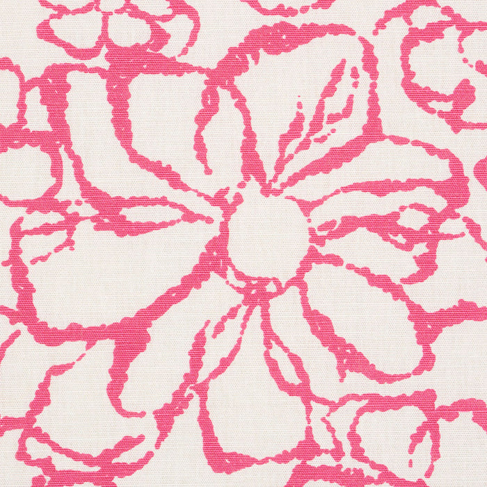 Schumacher Sidonie Magenta Fabric Sample 179552