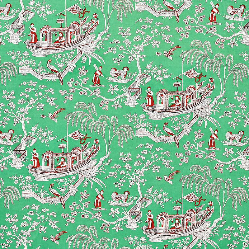 Schumacher Matsudana Jade Fabric 179610