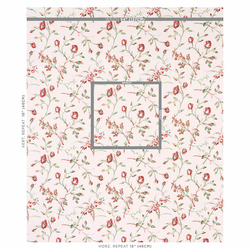 Schumacher Beluze Blush Fabric 179621