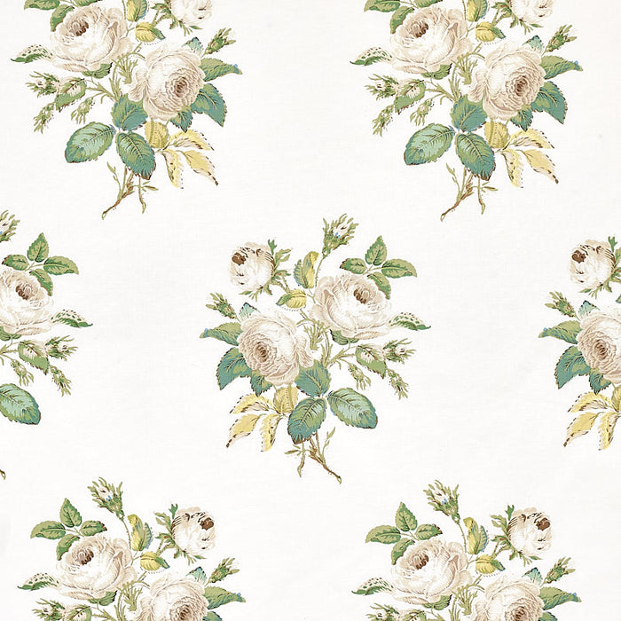 Schumacher Loudon Rose Ivory Fabric Sample 179630