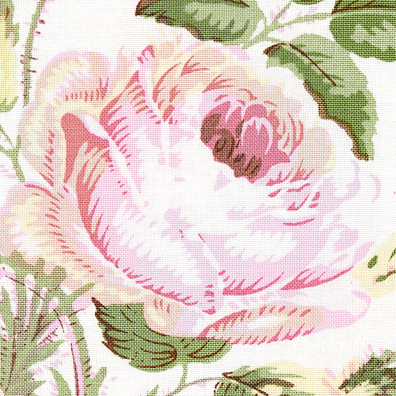 Schumacher Loudon Rose Blush Fabric 179631