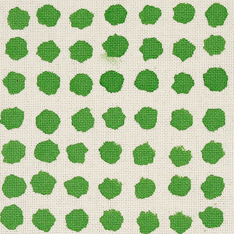 Schumacher Seed Hand Block Print Grass Fabric 179771