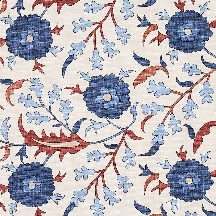 Schumacher Floralia Parchment Fabric 179952