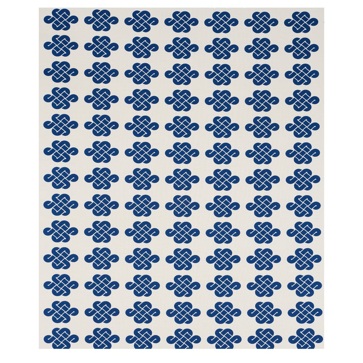 Schumacher Penelope Knot Blue Fabric 180031