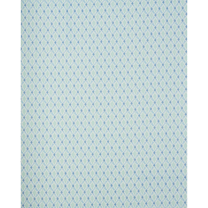 Schumacher Dexter Indoor/Outdoor Turquoise Fabric Sample 180231