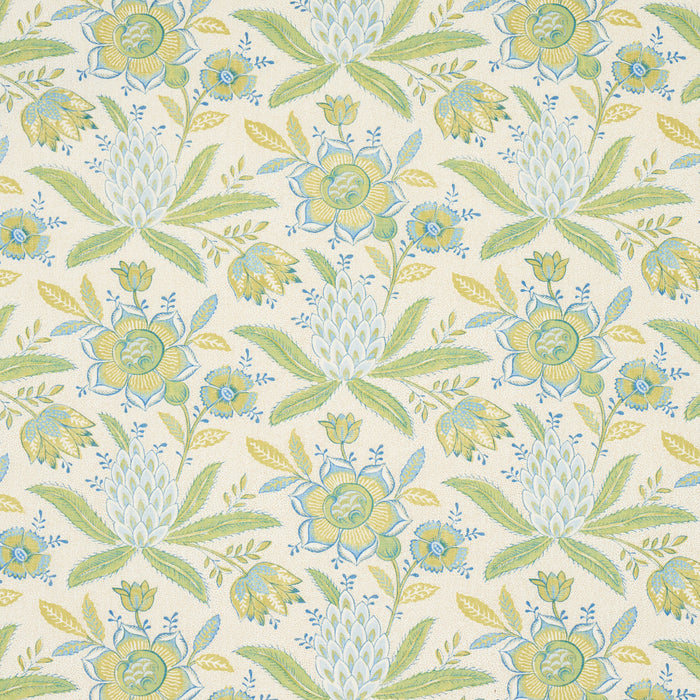 Schumacher Lafayette Botanical Moss Fabric Sample 180253