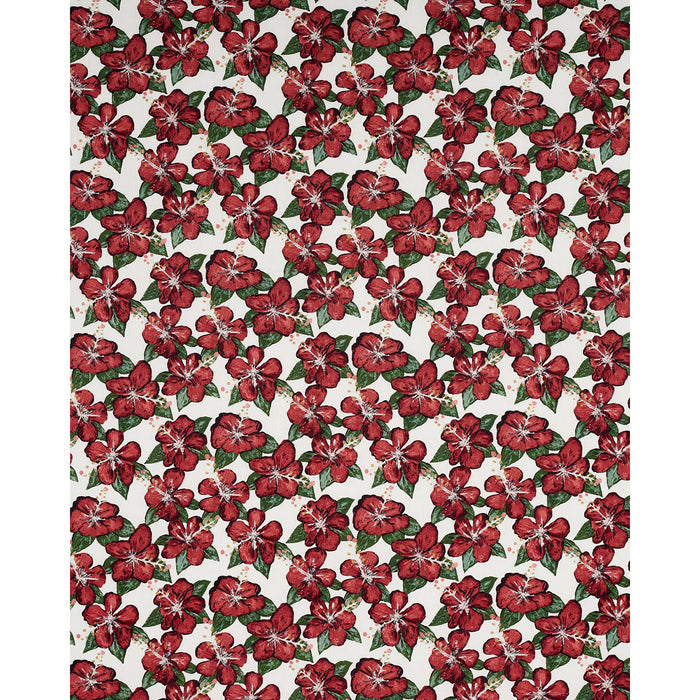 Schumacher Fabienne Red Fabric 180260