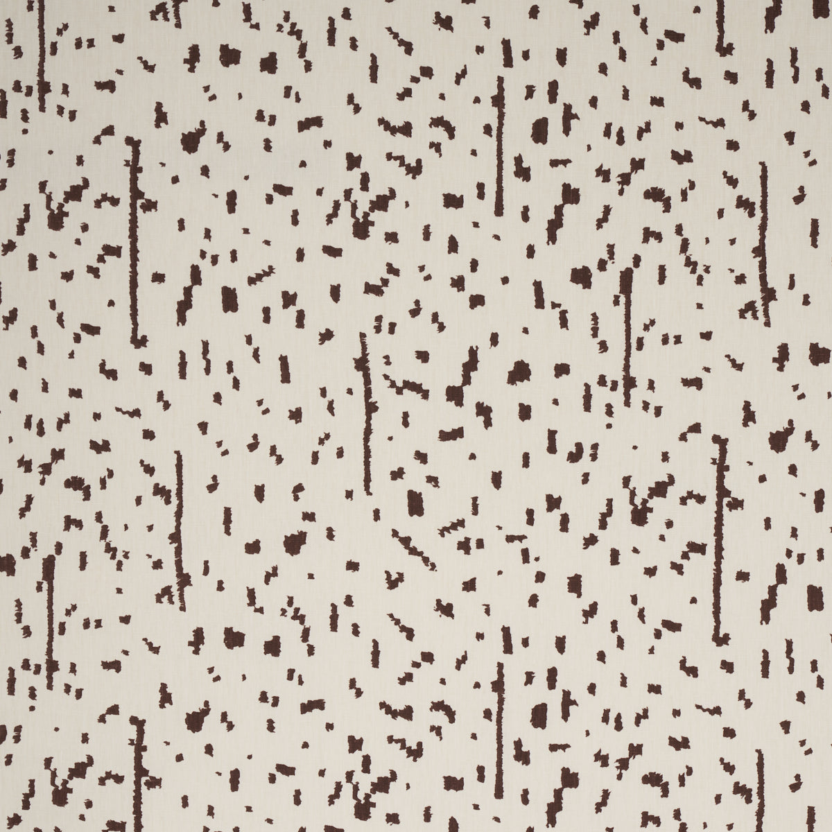 Schumacher Bespotted Brown Fabric 180312