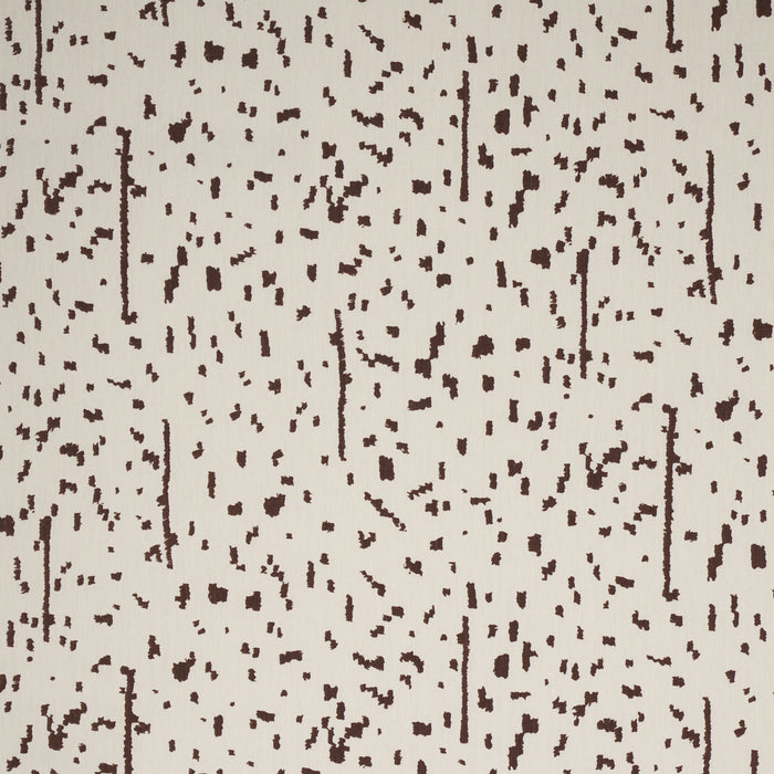 Schumacher Bespotted Brown Fabric Sample 180312