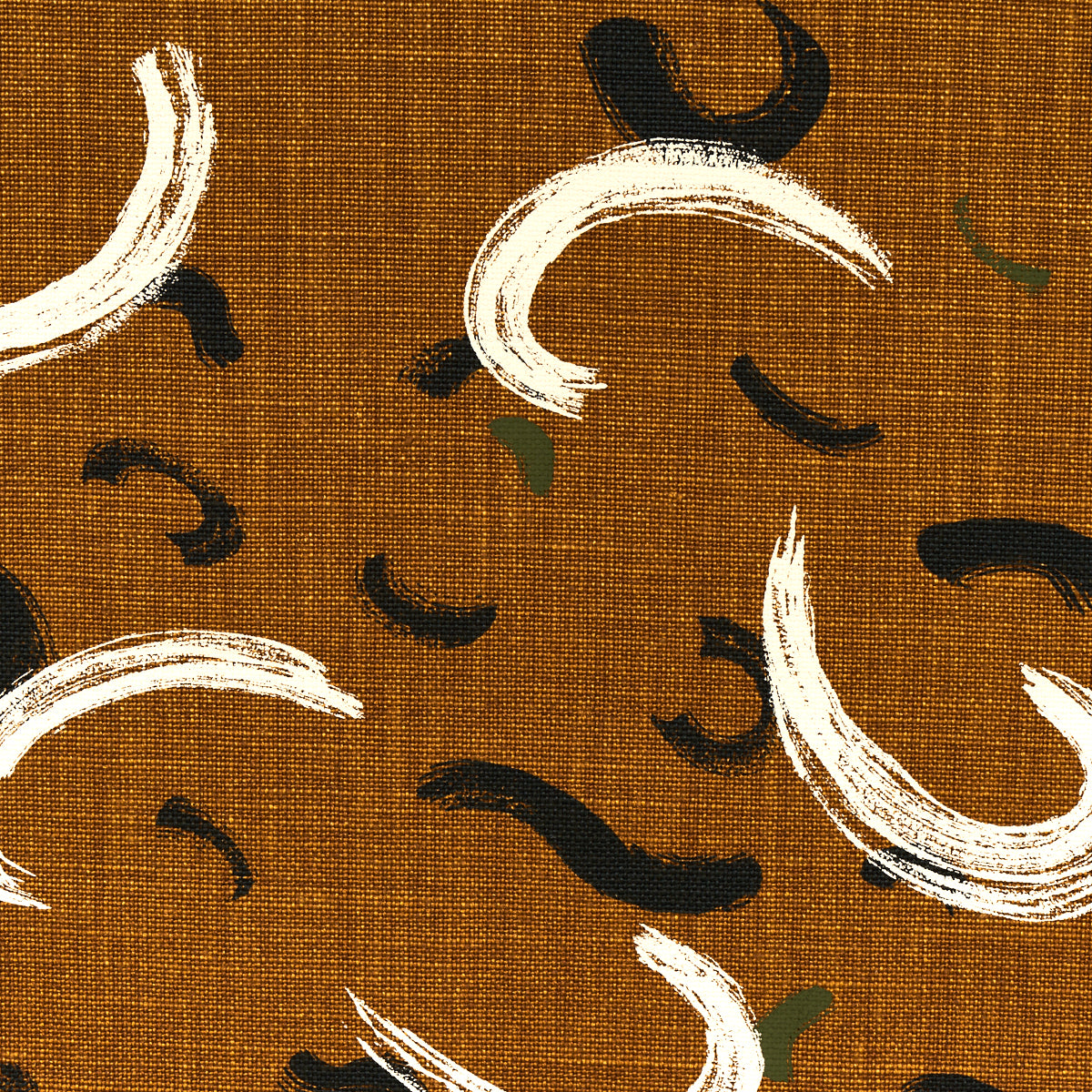 Schumacher Brushmark Gold Fabric 180401