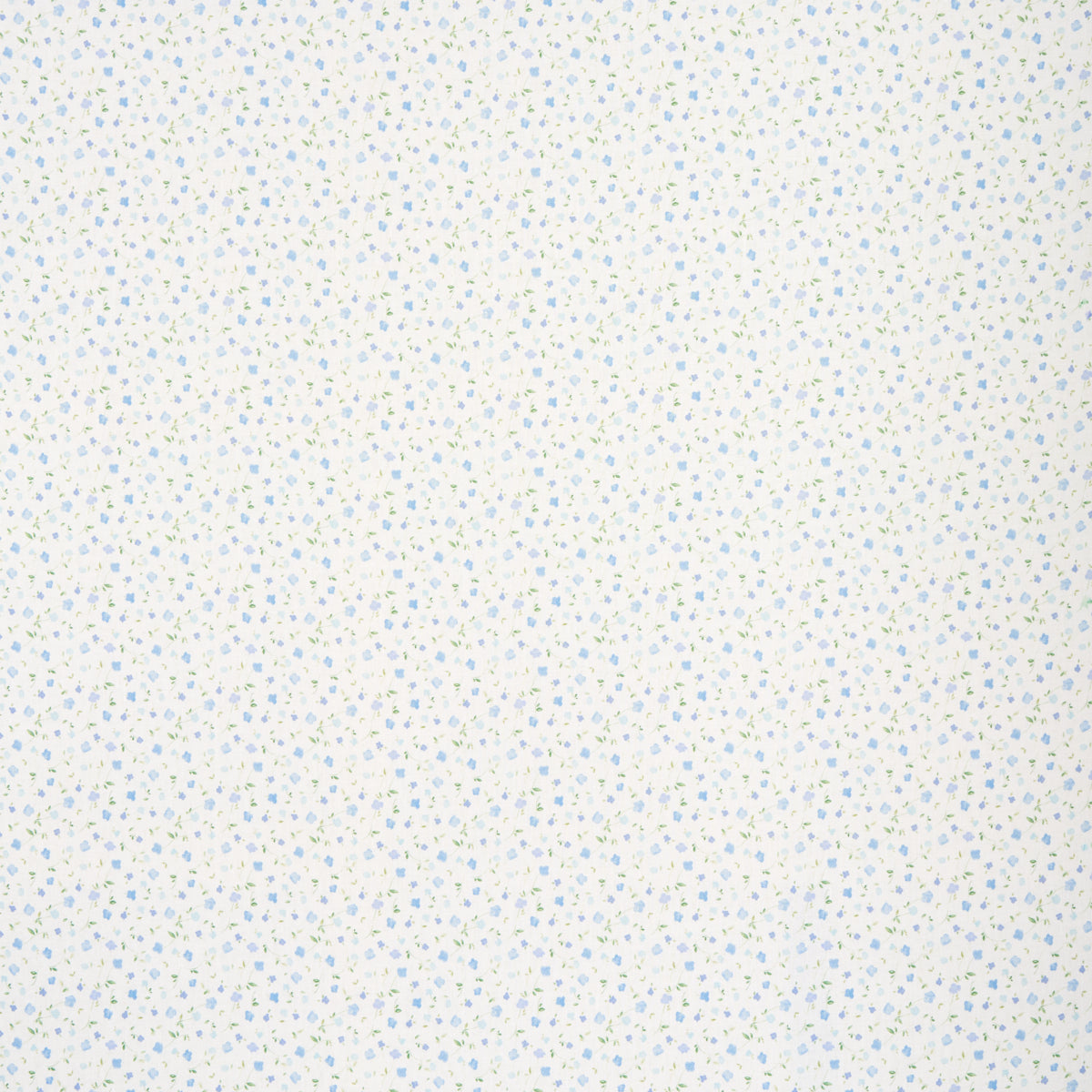 Schumacher Bloomwind Performance Linen Blue Fabric Sample 180431