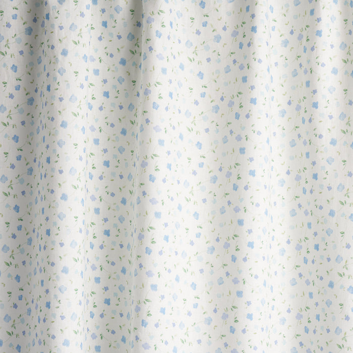 Schumacher Bloomwind Performance Linen Blue Fabric Sample 180431