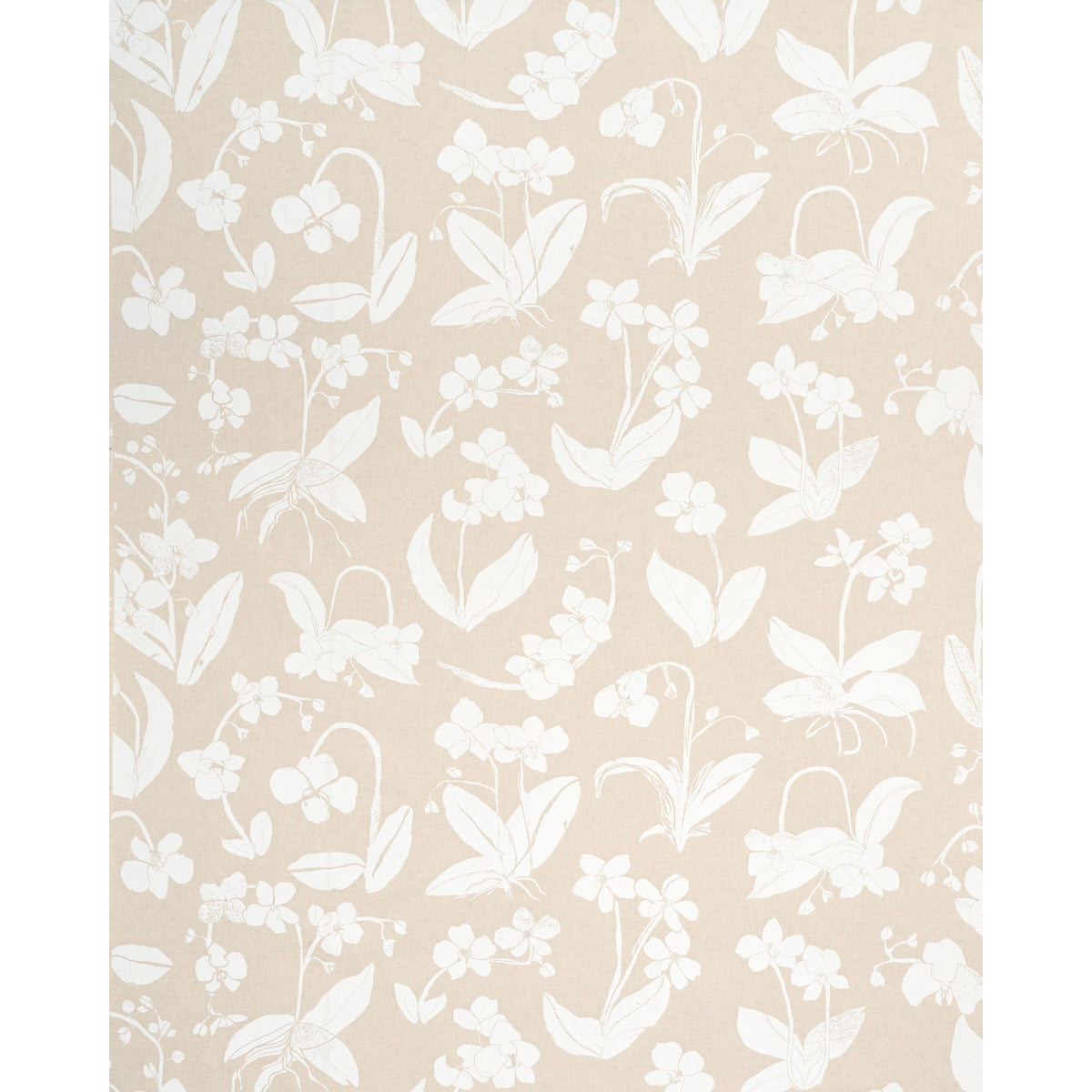 Schumacher Orchids Have Dreams Light Neutral Fabric 180511