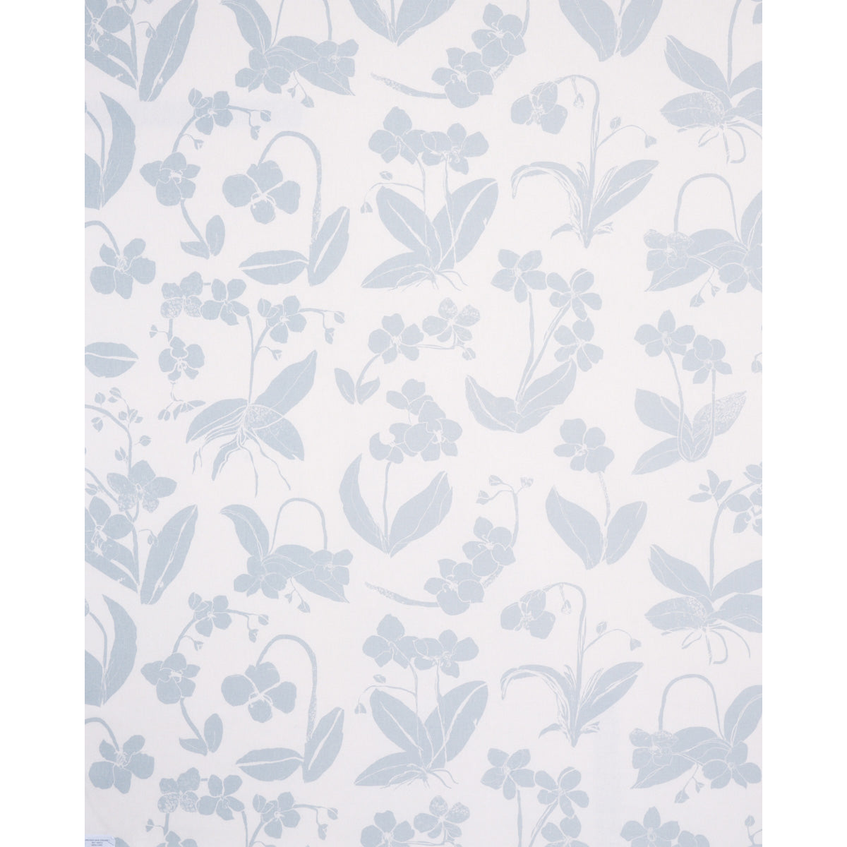 Schumacher Orchids Have Dreams Sky Fabric 180512