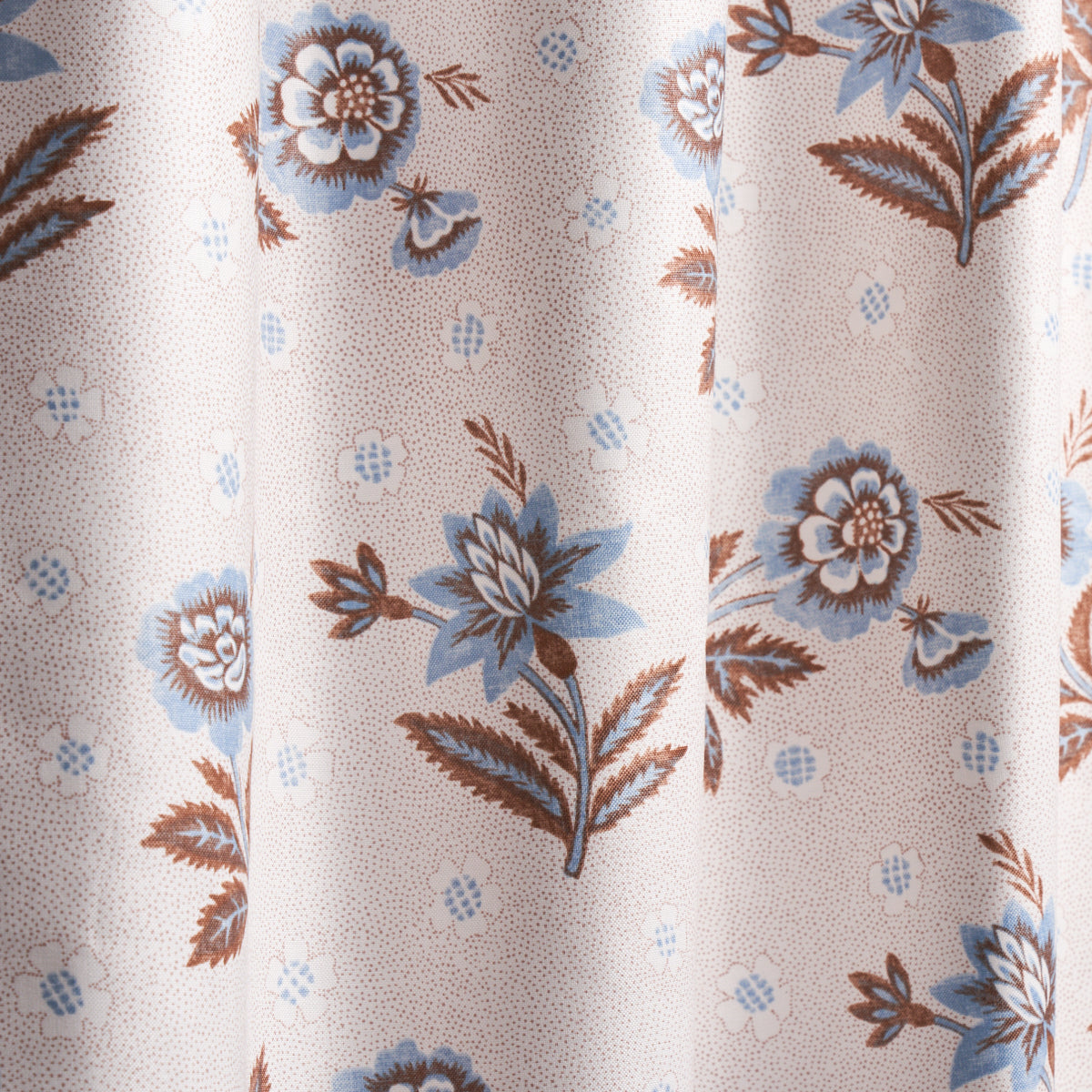 Schumacher Colline Delft & Sepia Fabric 180542.0