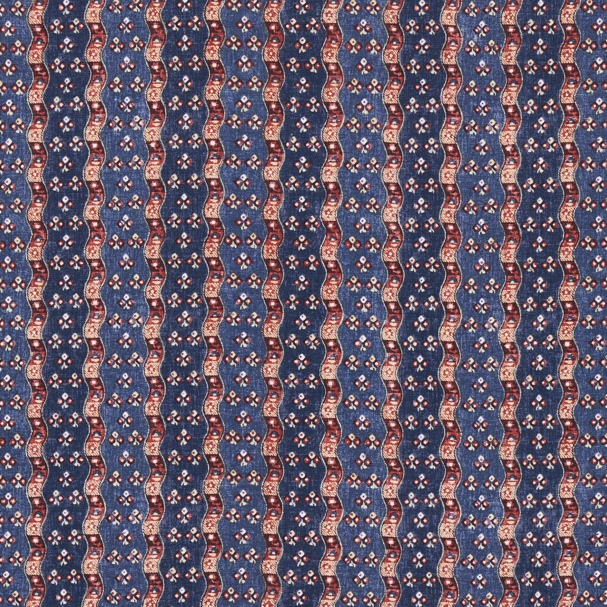 Schumacher Ottilie Stripe Document Fabric 180560.0