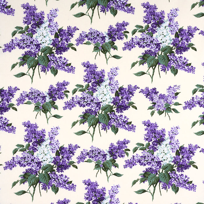 Schumacher Proust's Lilacs Purple Fabric Sample 180621