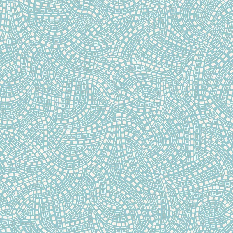 Maxwell Mosaic Aquamarine Wallpaper 190512701.0