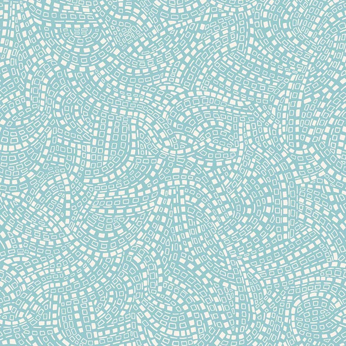 Maxwell Mosaic Aquamarine Wallpaper 190512701.0