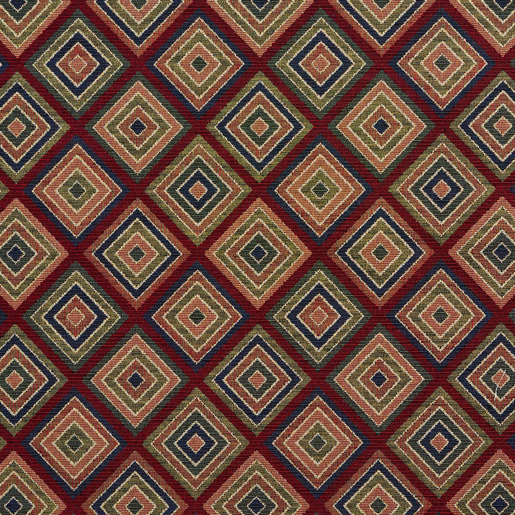 Charlotte Merlot Diamond Fabric 1965