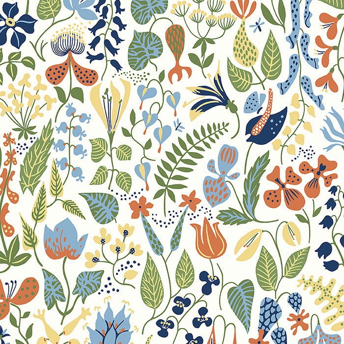 Schumacher Herbarium Multi Wallpaper 1978