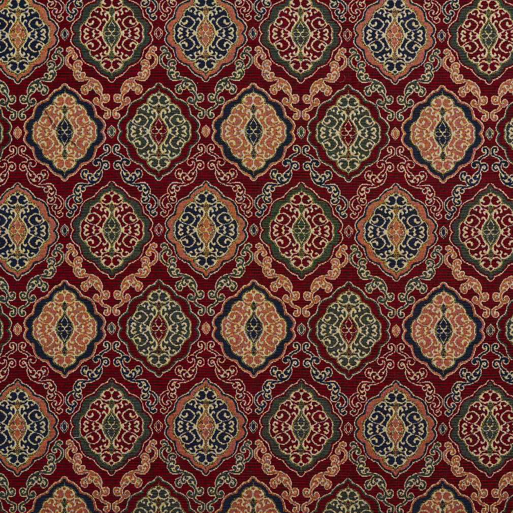 Charlotte Merlot Heirloom Fabric Sample 1981