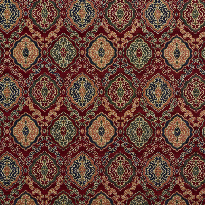 Charlotte Merlot Heirloom Fabric Sample 1981