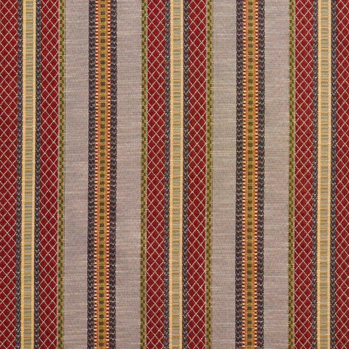 Charlotte Heather Stripe Fabric Sample 1986