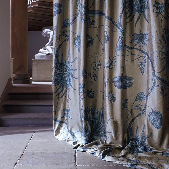 Zoffany Phaedra Phaedra  Prussian Blue 322601 Fabric ZPHA322601