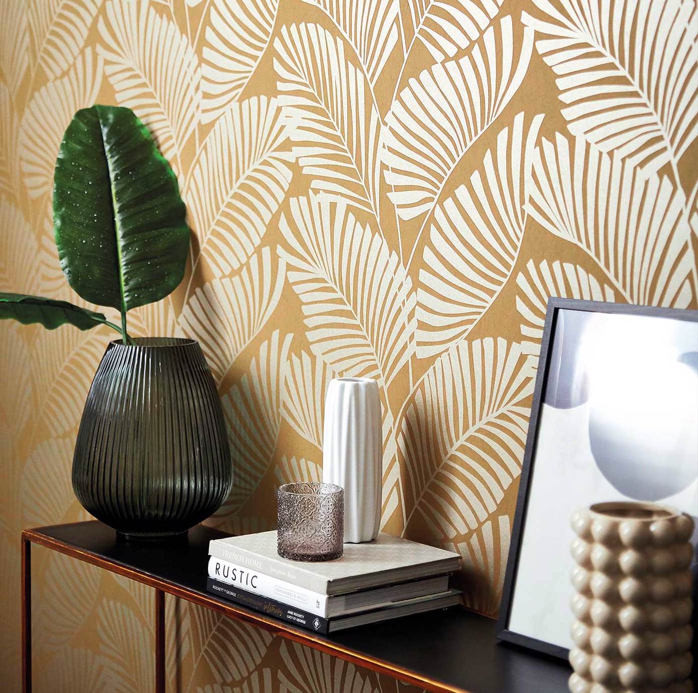 Harlequin Mala Ochre 112138 Wallpaper HSAW112138