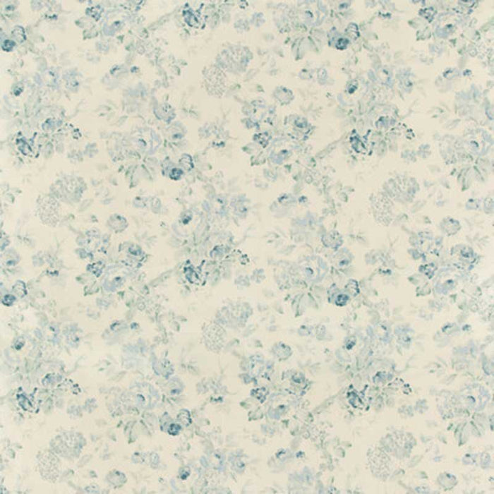 Lee Jofa Garden Roses Aqua/Blue Fabric 2007157.153.0