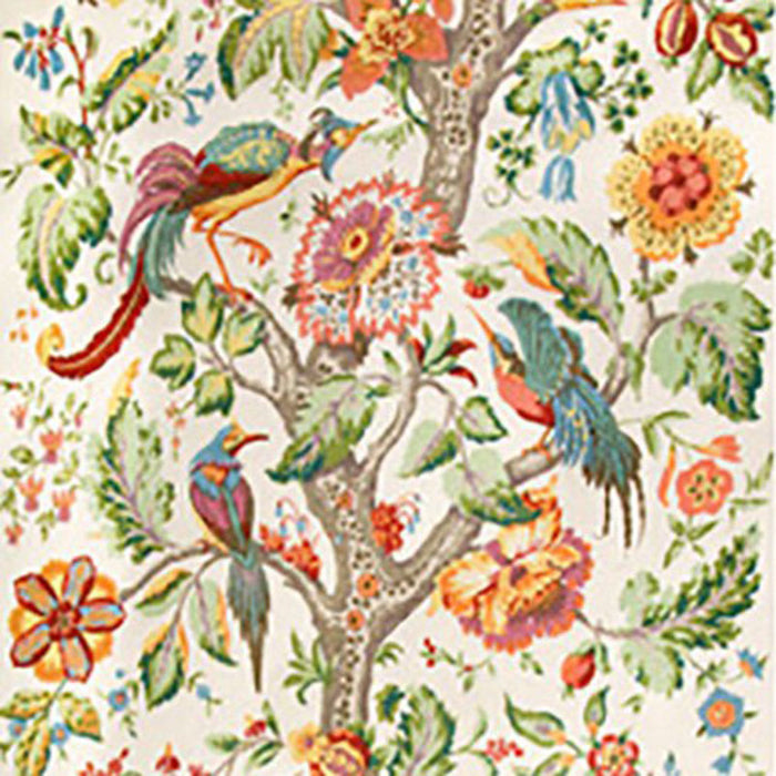 Lee Jofa Tree Of Life White Fabric 2009129.519.0