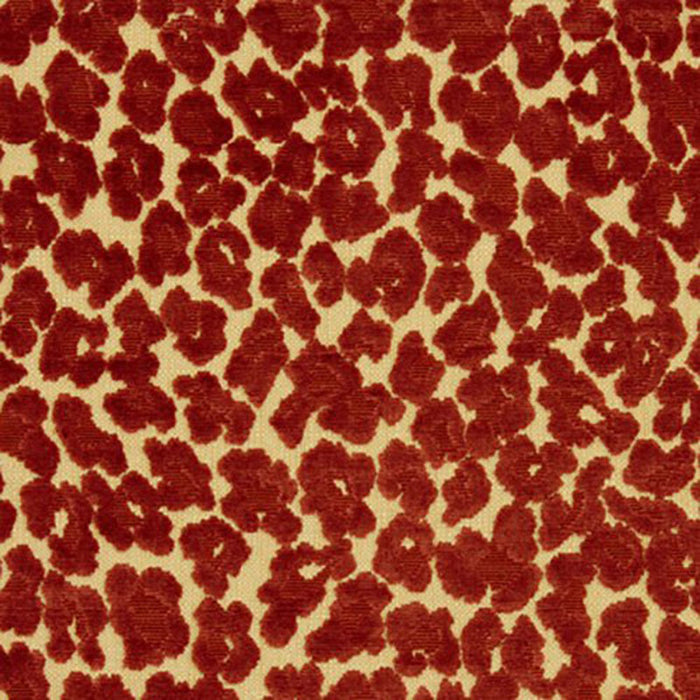 Lee Jofa Le Leopard Garnet Fabric 2012148.19.0