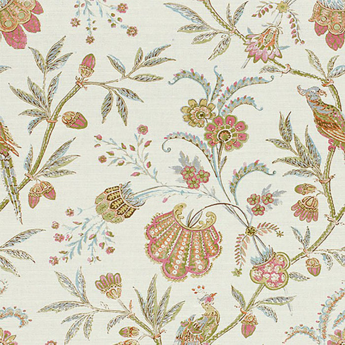 Lee Jofa Seafield Pink/Aqua Fabric 2013124.715.0