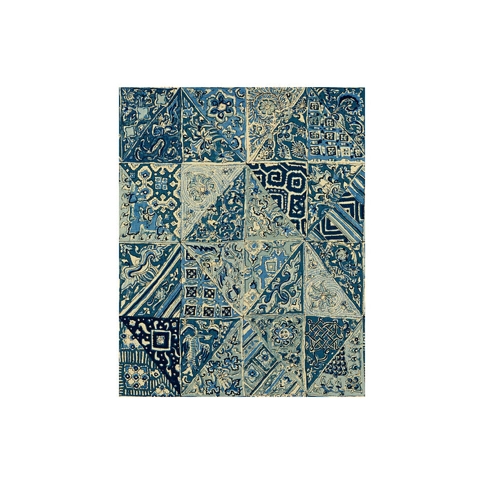 Lee Jofa Indian Blocks Blues Fabric 2013139.515.0