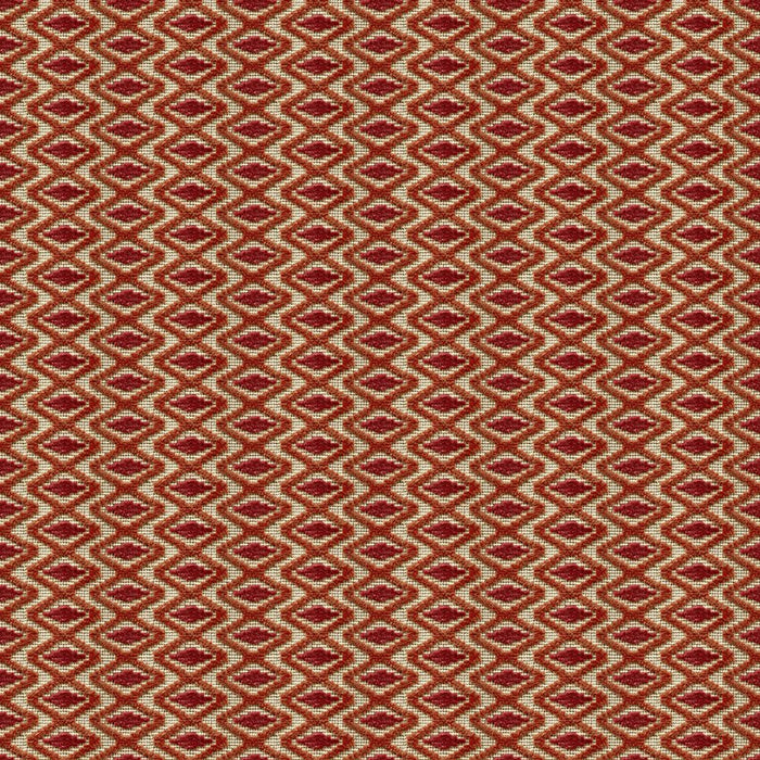 Lee Jofa Otto Trellis Spice/Red Fabric 2015119.229.0