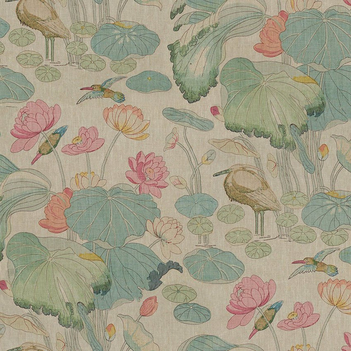 Lee Jofa Nympheus Twill Pink/Teal Fabric 2016100.723.0