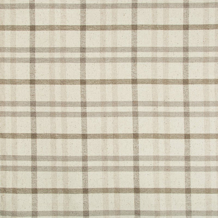 Lee Jofa Fannin Plaid Stone/Mink Fabric 2017125.116.0