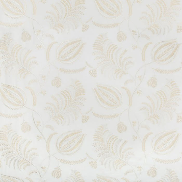 Lee Jofa Palmero Emb Ivory/Beige Fabric 2017158.16.0