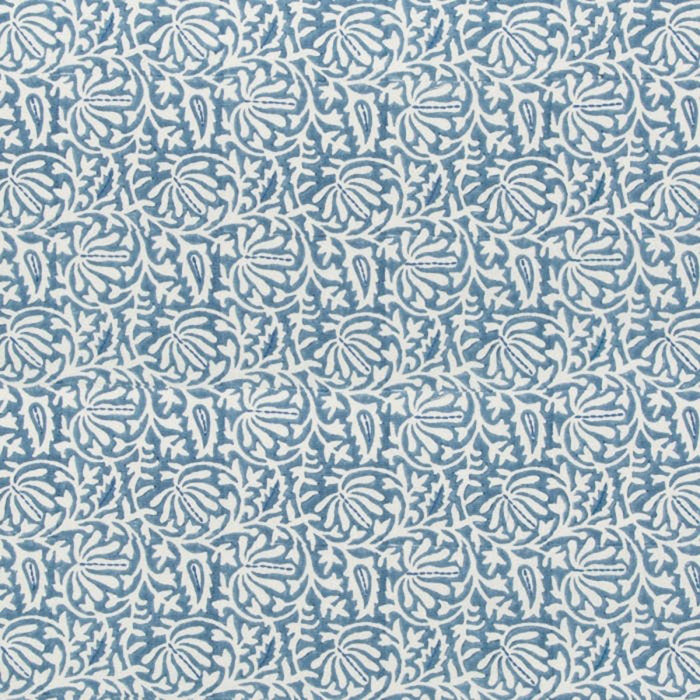 Lee Jofa Laine Print Bluebell Fabric 2017169.5.0