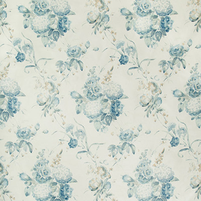 Lee Jofa Adelyn Handblock Blue Fabric 2018100.135.0