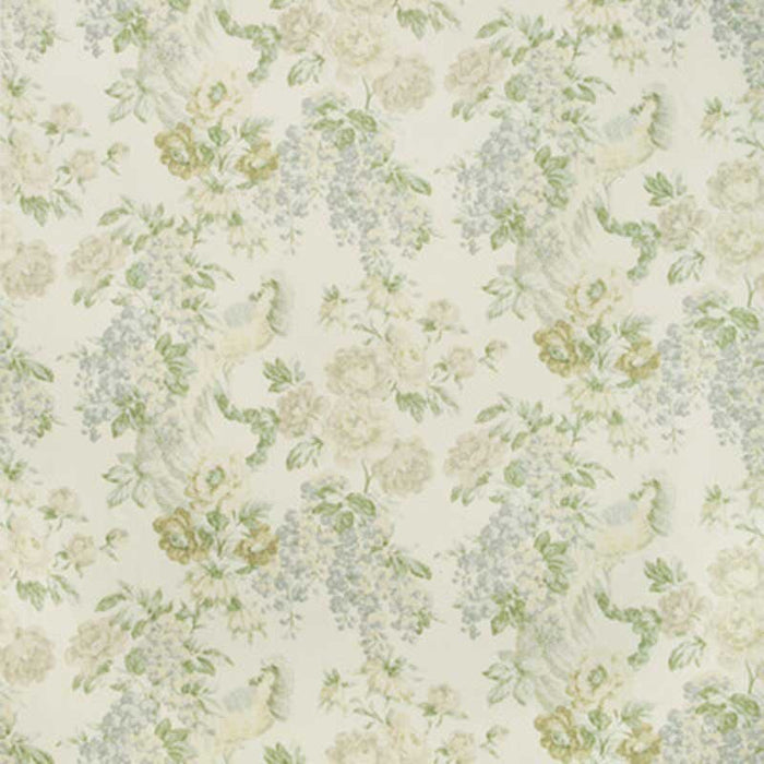 Lee Jofa Montecito Floral Sky/Green Fabric 2018139.315.0